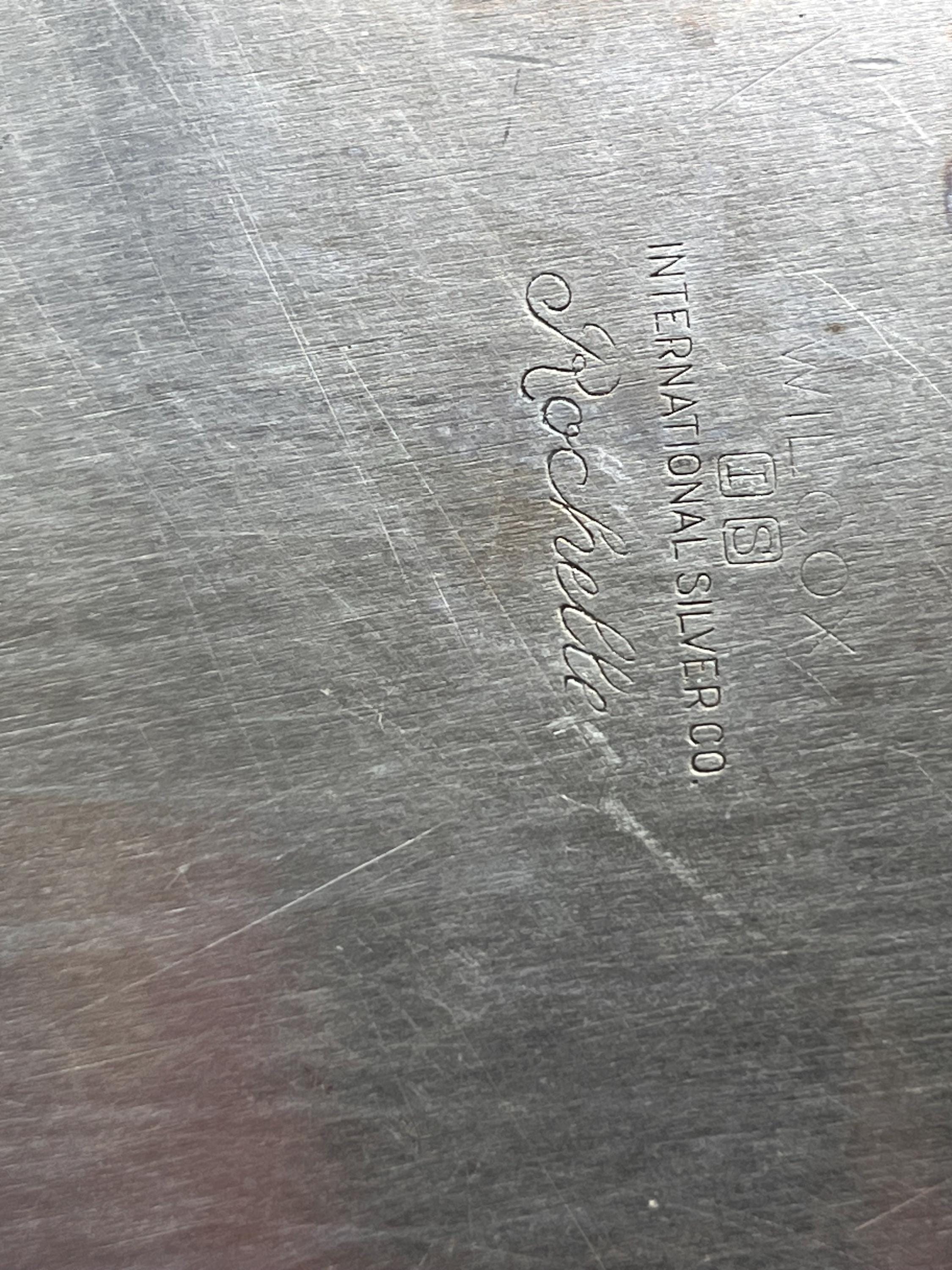 Vintage Silverplate Serving Trays – Pair, Wilcox Rochelle, Gorham EP, Hollywood Regency